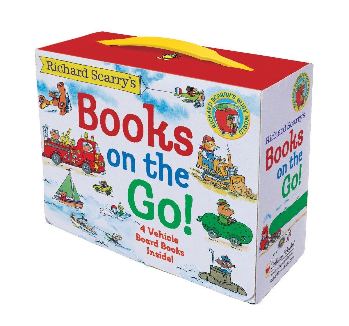 Cover: 9780375875229 | Richard Scarry's Books on the Go: 4 Board Books | Richard Scarry