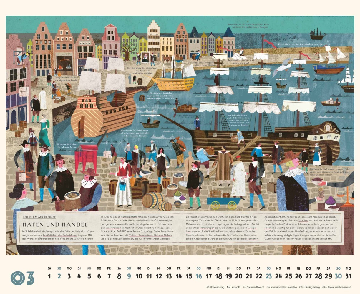 Bild: 4250809653563 | DUMONT - Martin Haake: Am Meer 2025 Wandkalender, 52x42,5cm,...