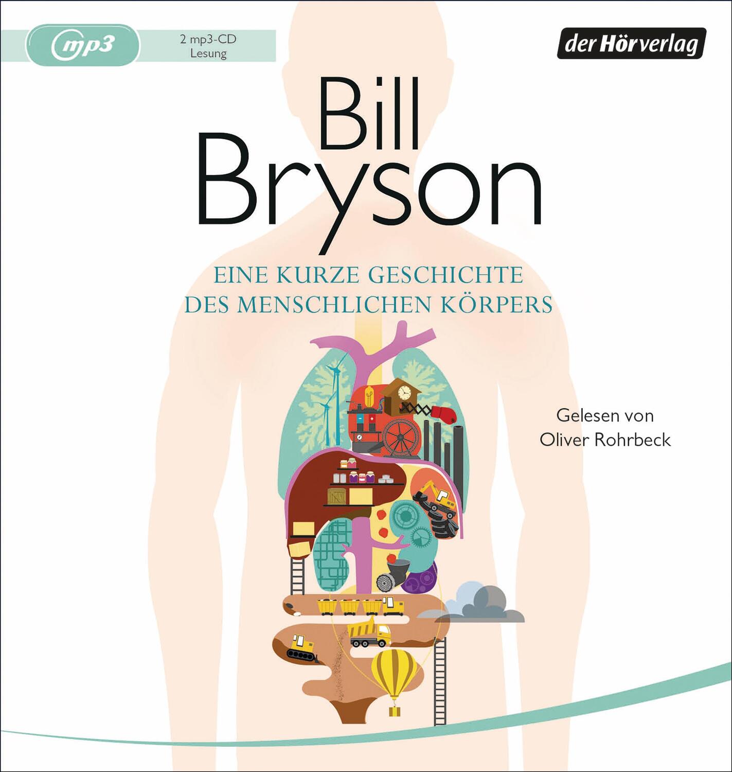 Cover: 9783844538236 | Eine kurze Geschichte des menschlichen Körpers | Bill Bryson | MP3 | 2