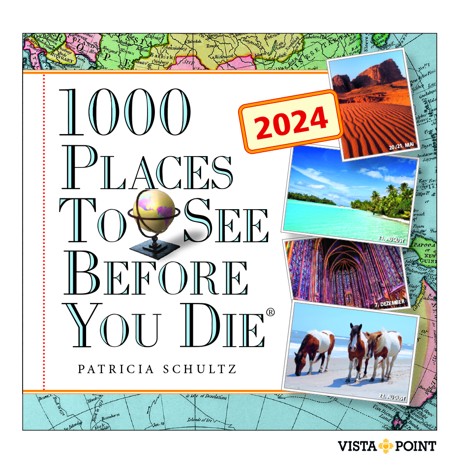 Cover: 9783961416714 | Tageskalender 2024 - 1000 Places To See Before You Die | Schultz