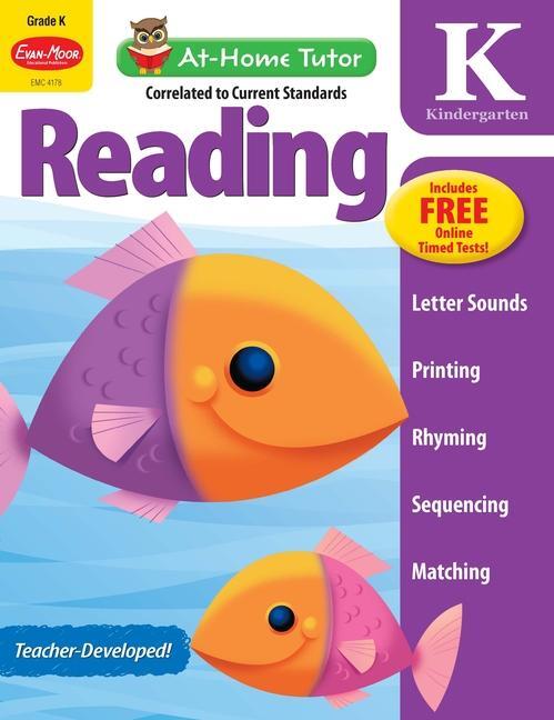 Cover: 9781629380018 | At-Home Tutor: Reading, Kindergarten Workbook | Publishers | Buch