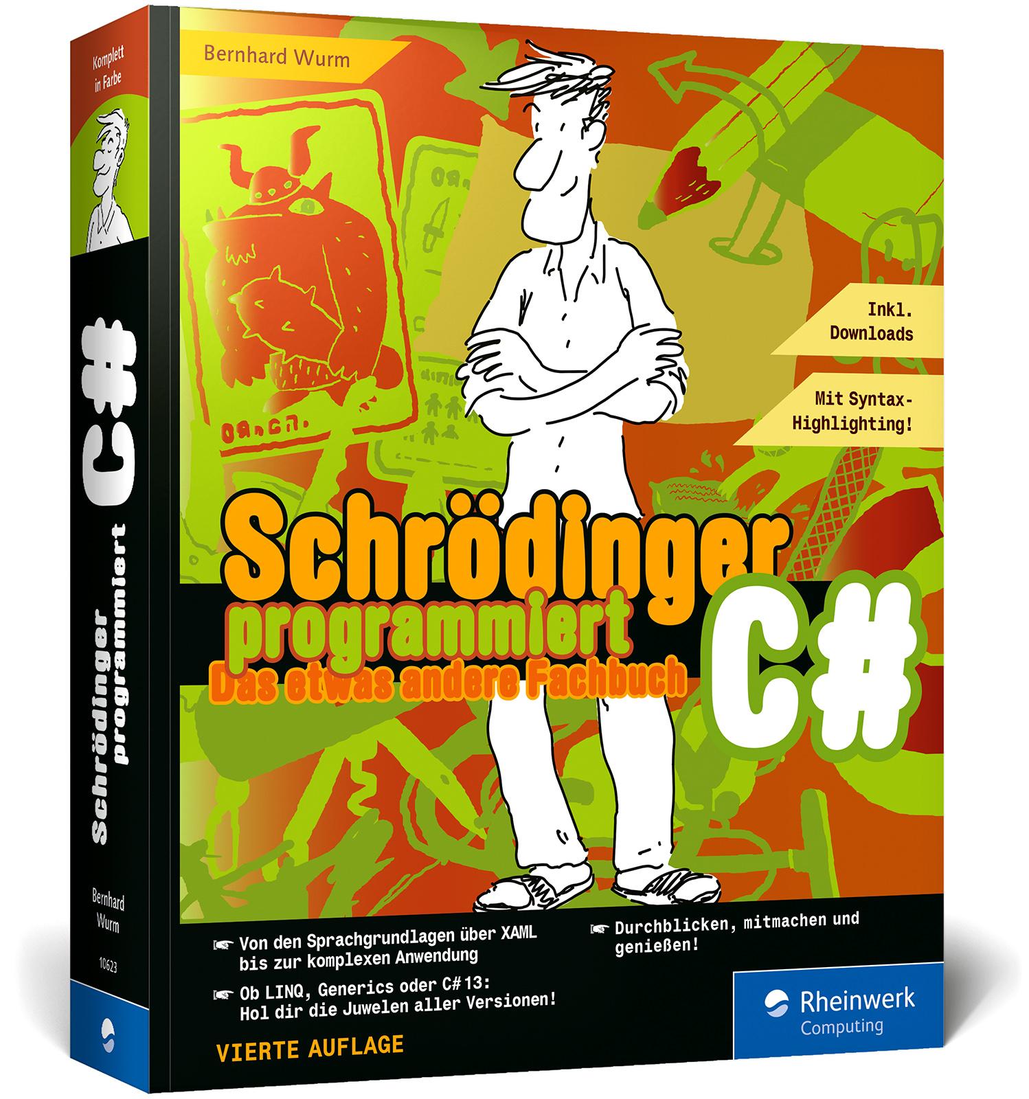 Cover: 9783367106233 | Schrödinger programmiert C Sharp | Bernhard Wurm | Taschenbuch | 2024