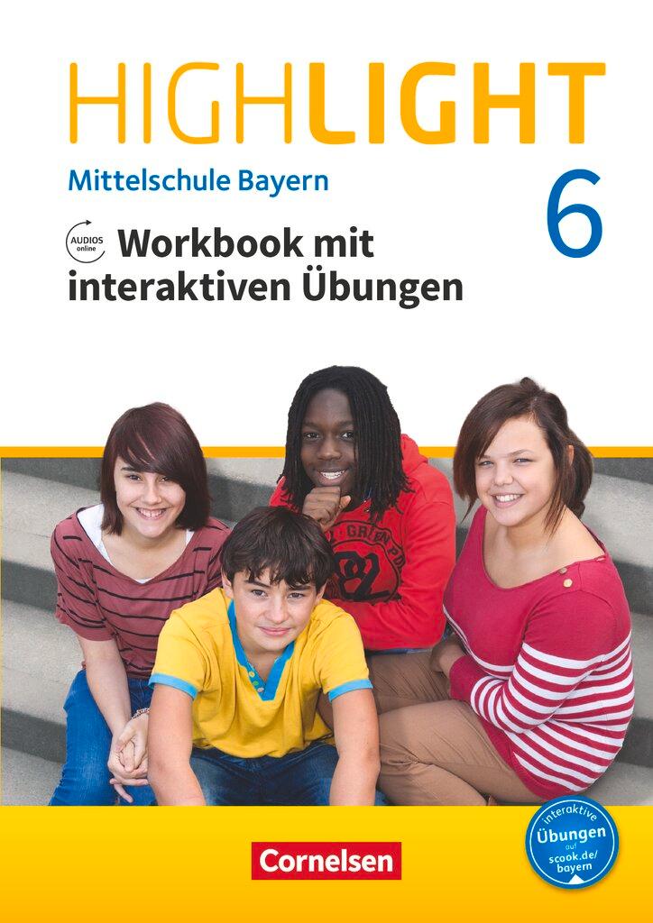 Cover: 9783060333868 | Highlight 6. Jahrgangsstufe - Mittelschule Bayern - Workbook mit...