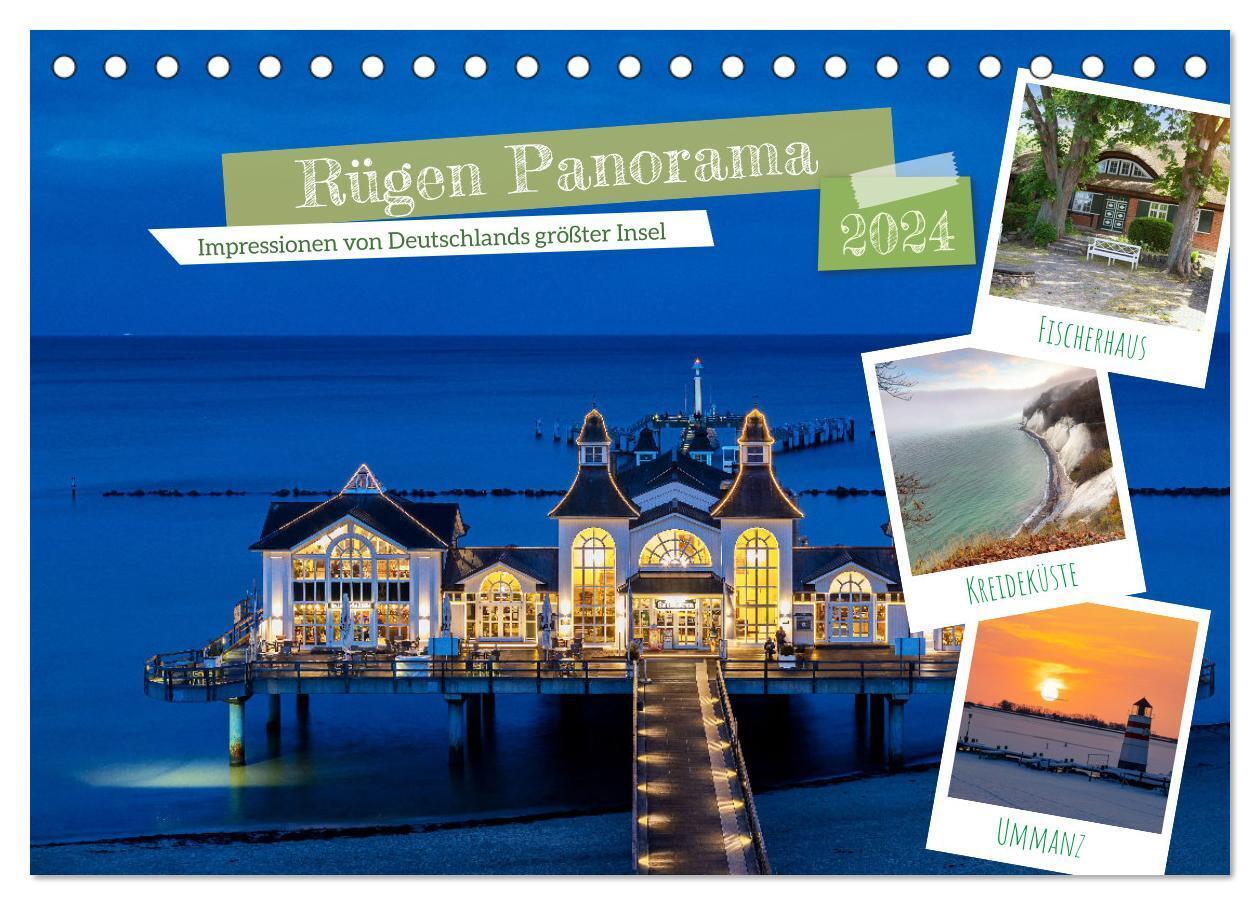 Cover: 9783675797369 | Rügen Panorama (Tischkalender 2024 DIN A5 quer), CALVENDO...