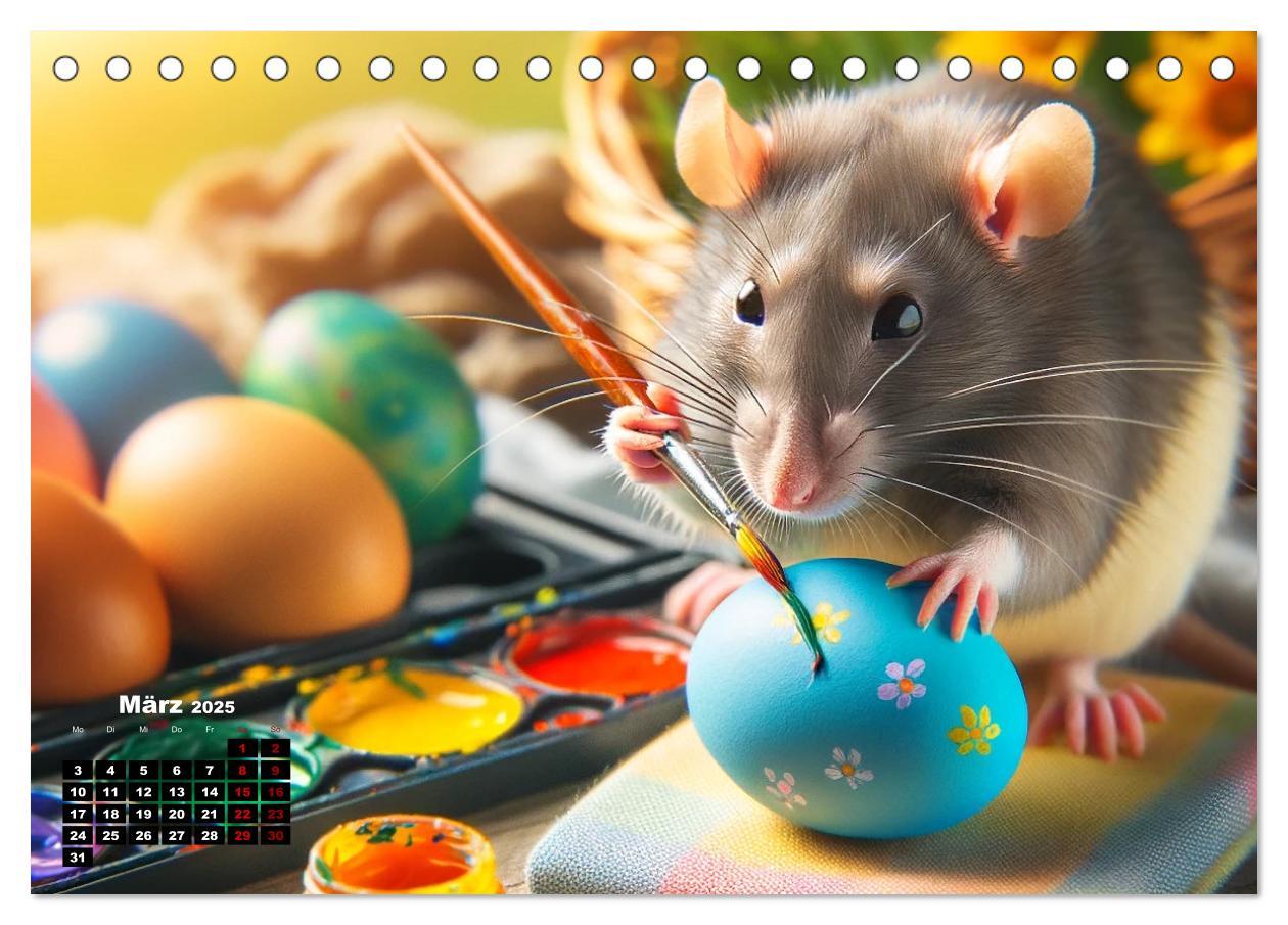 Bild: 9783383842221 | Lustige Ratten (Tischkalender 2025 DIN A5 quer), CALVENDO...