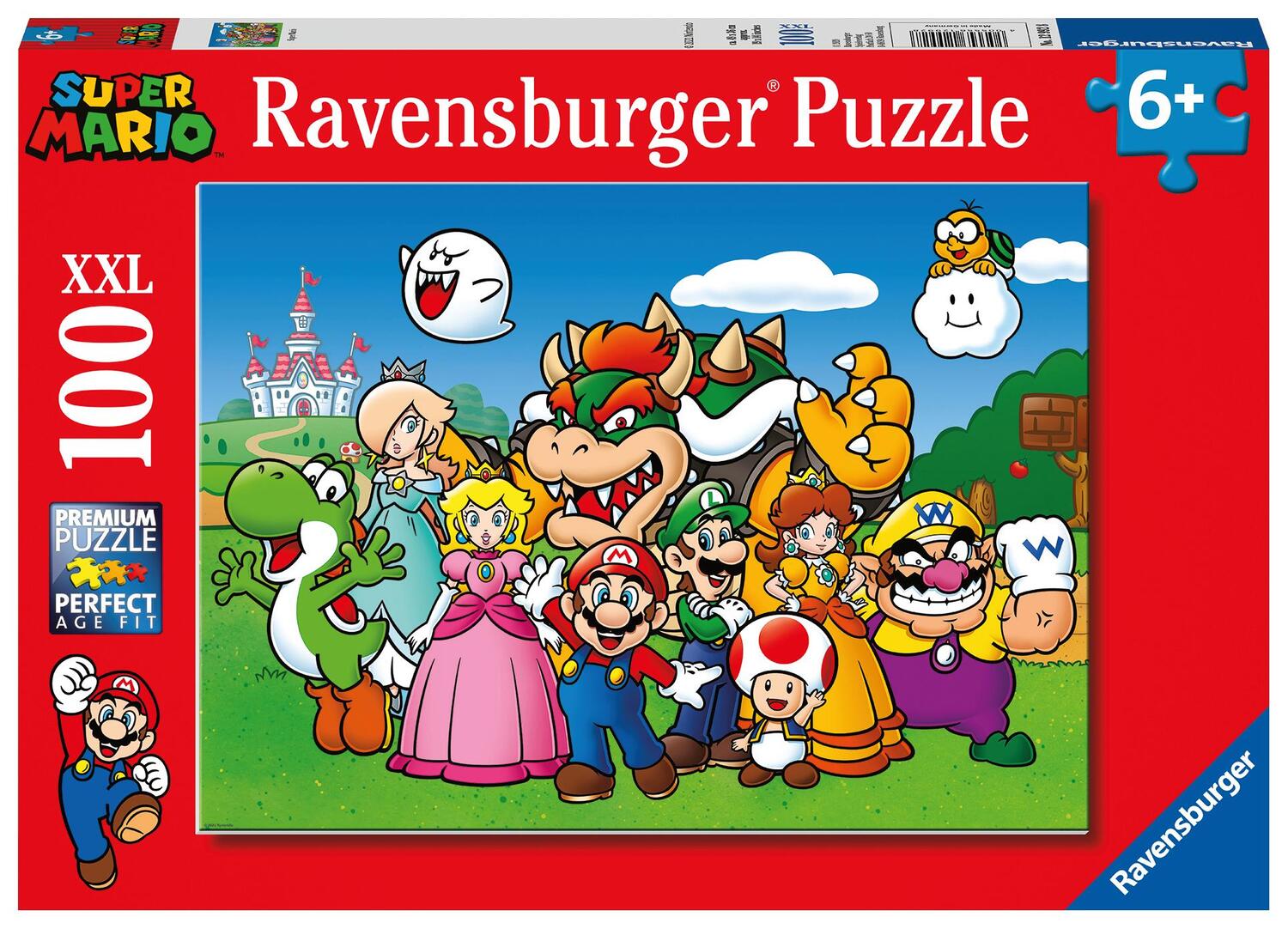 Cover: 4005556129928 | Ravensburger Kinderpuzzle 12992 - Super Mario Fun 100 Teile XXL -...