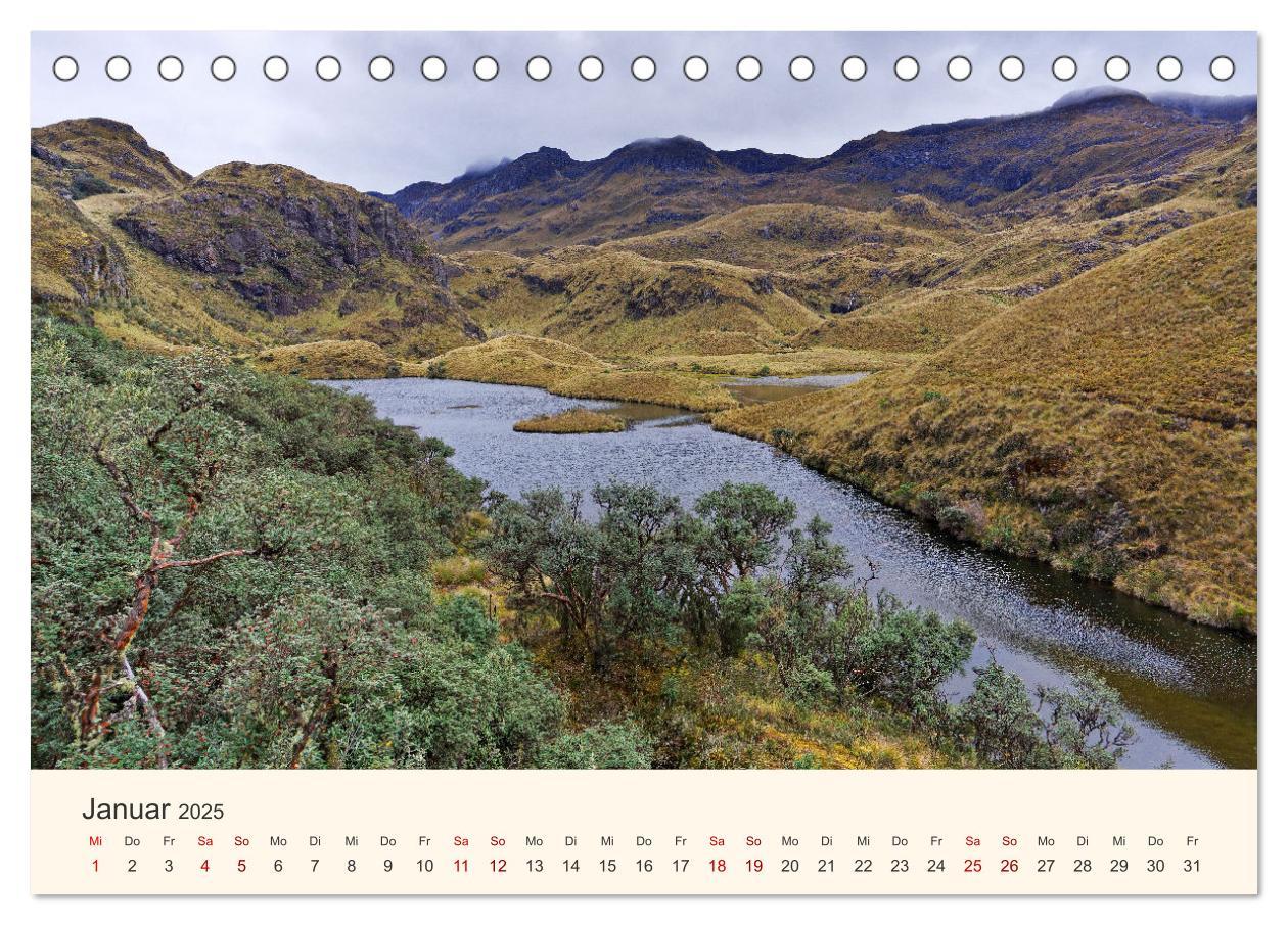 Bild: 9783435417957 | Entdecke Ecuador (Tischkalender 2025 DIN A5 quer), CALVENDO...