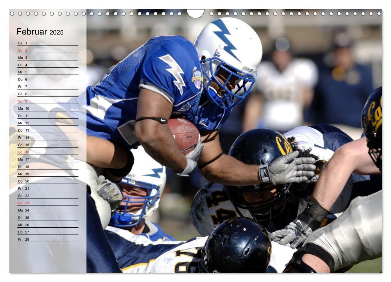 Bild: 9783435551835 | Sport. American Football (Wandkalender 2025 DIN A3 quer), CALVENDO...