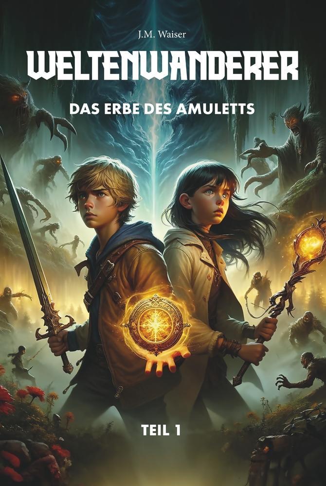 Cover: 9783754631454 | Weltenwanderer | Das Erbe des Amuletts | J. M. Waiser | Buch | 128 S.