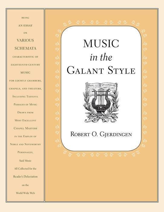 Cover: 9780190095819 | Music in the Galant Style | Robert Gjerdingen | Taschenbuch | Englisch