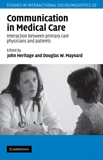 Cover: 9780521628990 | Communication in Medical Care | John Heritage (u. a.) | Taschenbuch