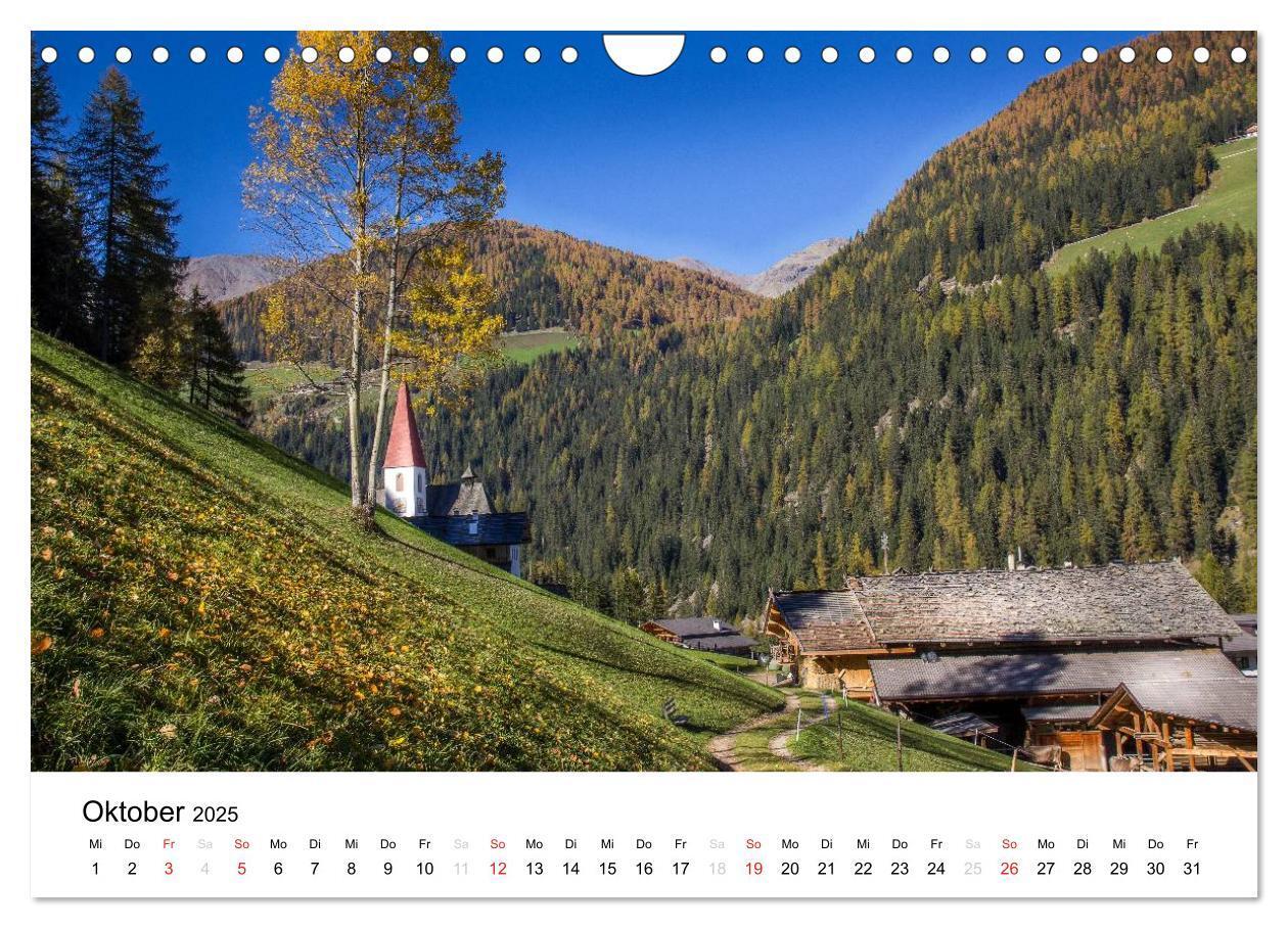 Bild: 9783435617807 | Bergbauernhöfe im Ultental (Wandkalender 2025 DIN A4 quer),...