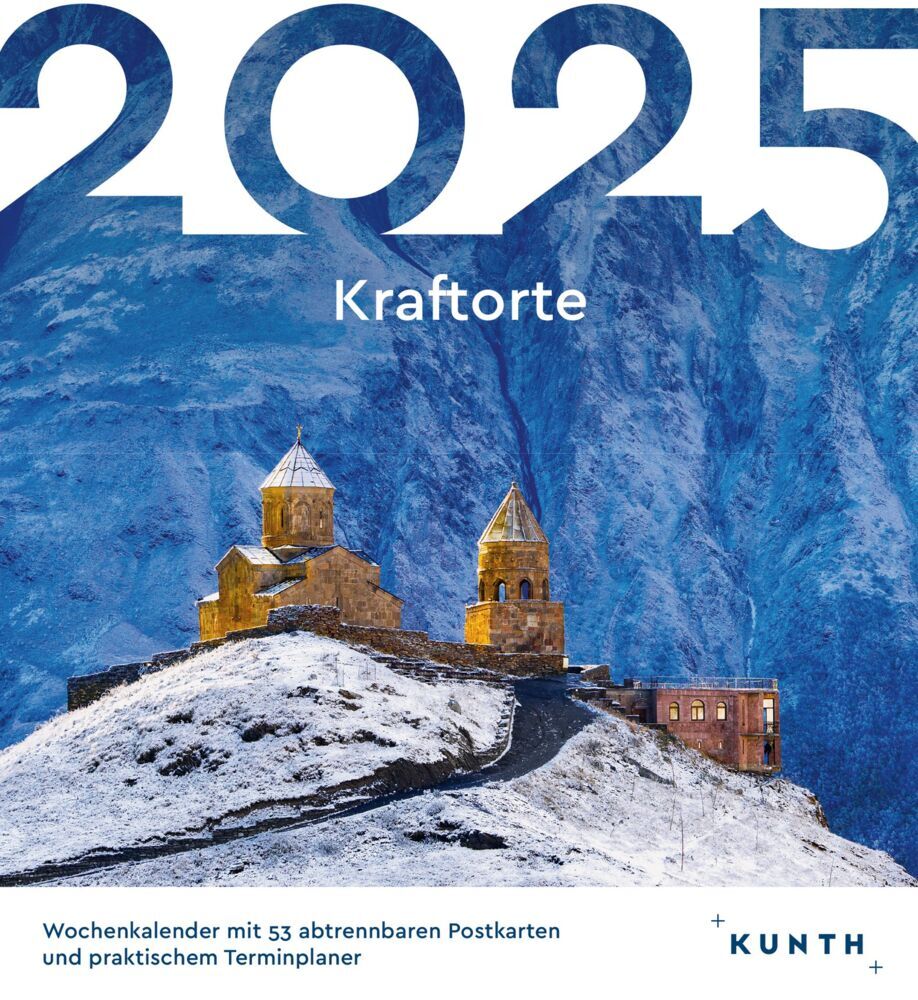 Cover: 9783965913950 | Kraftorte - KUNTH Postkartenkalender 2025 | Kalender | 53 S. | Deutsch