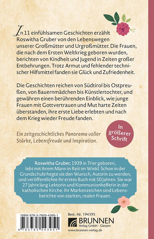 Rückseite: 9783765543951 | Großmütter erinnern sich | Roswitha Gruber | Taschenbuch | 384 S.