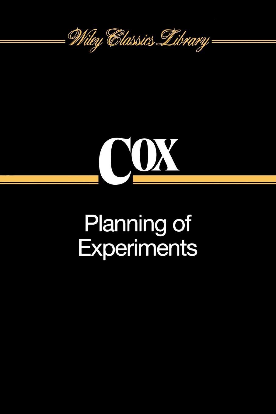 Cover: 9780471574293 | Planning of Experiments | David Cox (u. a.) | Taschenbuch | Paperback