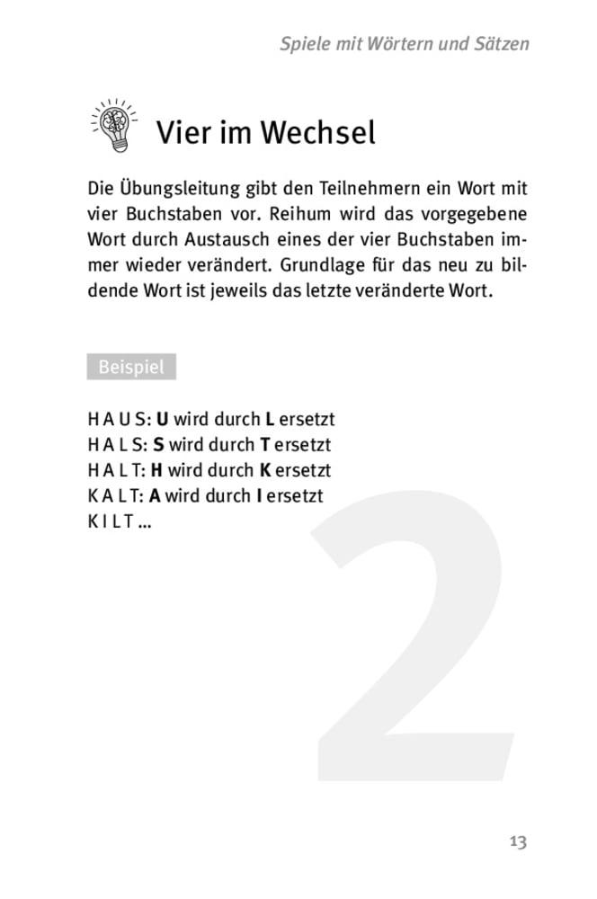 Bild: 9783769823745 | Die 50 besten Spiele zum Gedächtnistraining mit Senioren | Agnes Boos