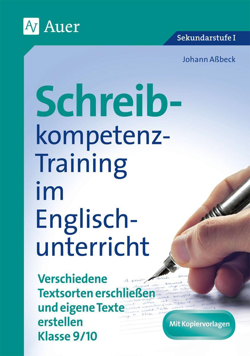 Cover: 9783403073581 | Schreibkompetenz-Training in Englisch 9/10 | Johann Aßbeck | Broschüre