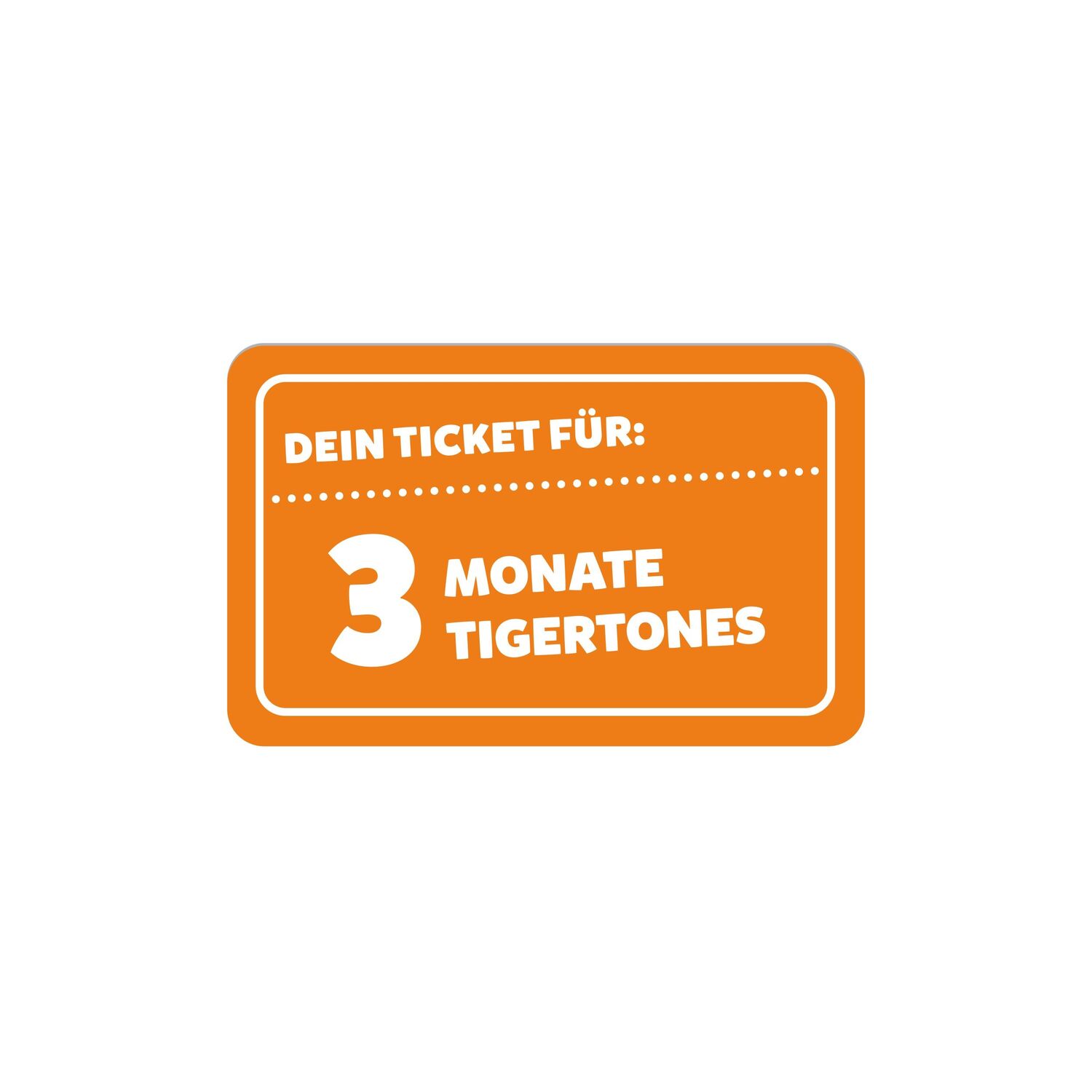 Bild: 4260535486038 | tigermedia tigertones-Ticket NEU 3 Monate Streaming für tigerbox TOUCH