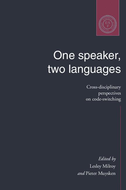 Cover: 9780521479127 | One Speaker, Two Languages | Lesley Milroy (u. a.) | Taschenbuch