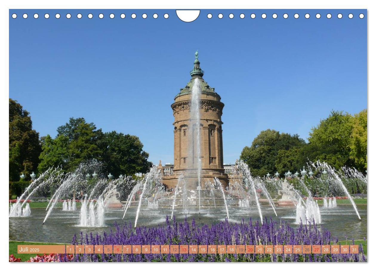 Bild: 9783435585991 | Mannheim - Stadt im Quadrat (Wandkalender 2025 DIN A4 quer),...