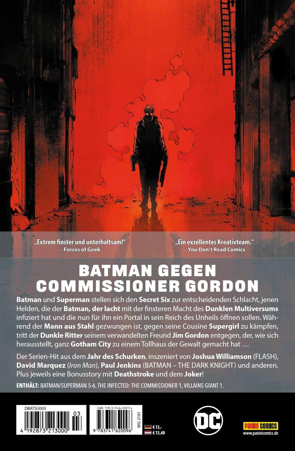 Rückseite: 9783741620096 | Der Batman, der lacht - Sonderband | Joshua Williamson (u. a.) | Buch