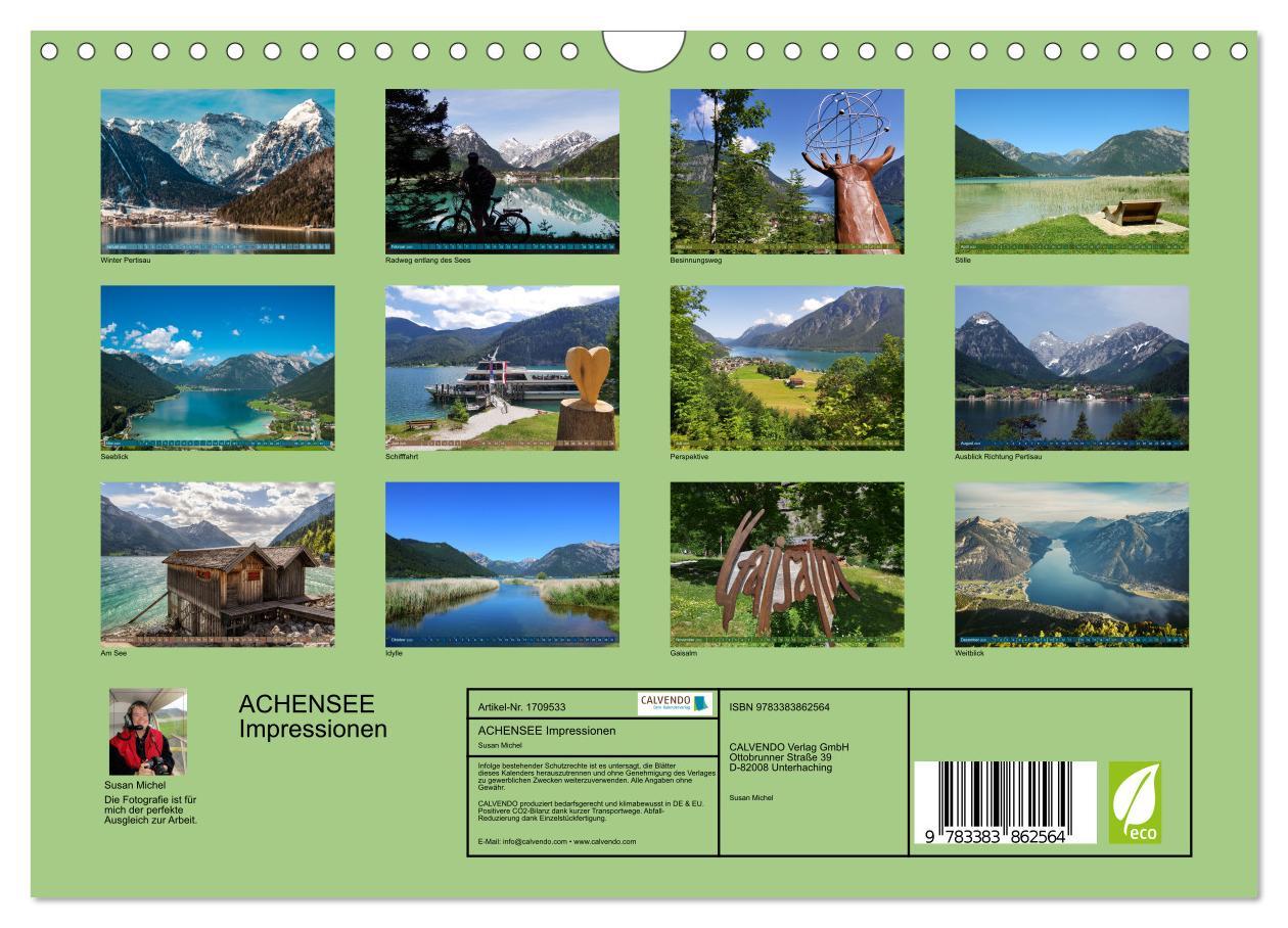 Bild: 9783383862564 | ACHENSEE Impressionen (Wandkalender 2025 DIN A4 quer), CALVENDO...