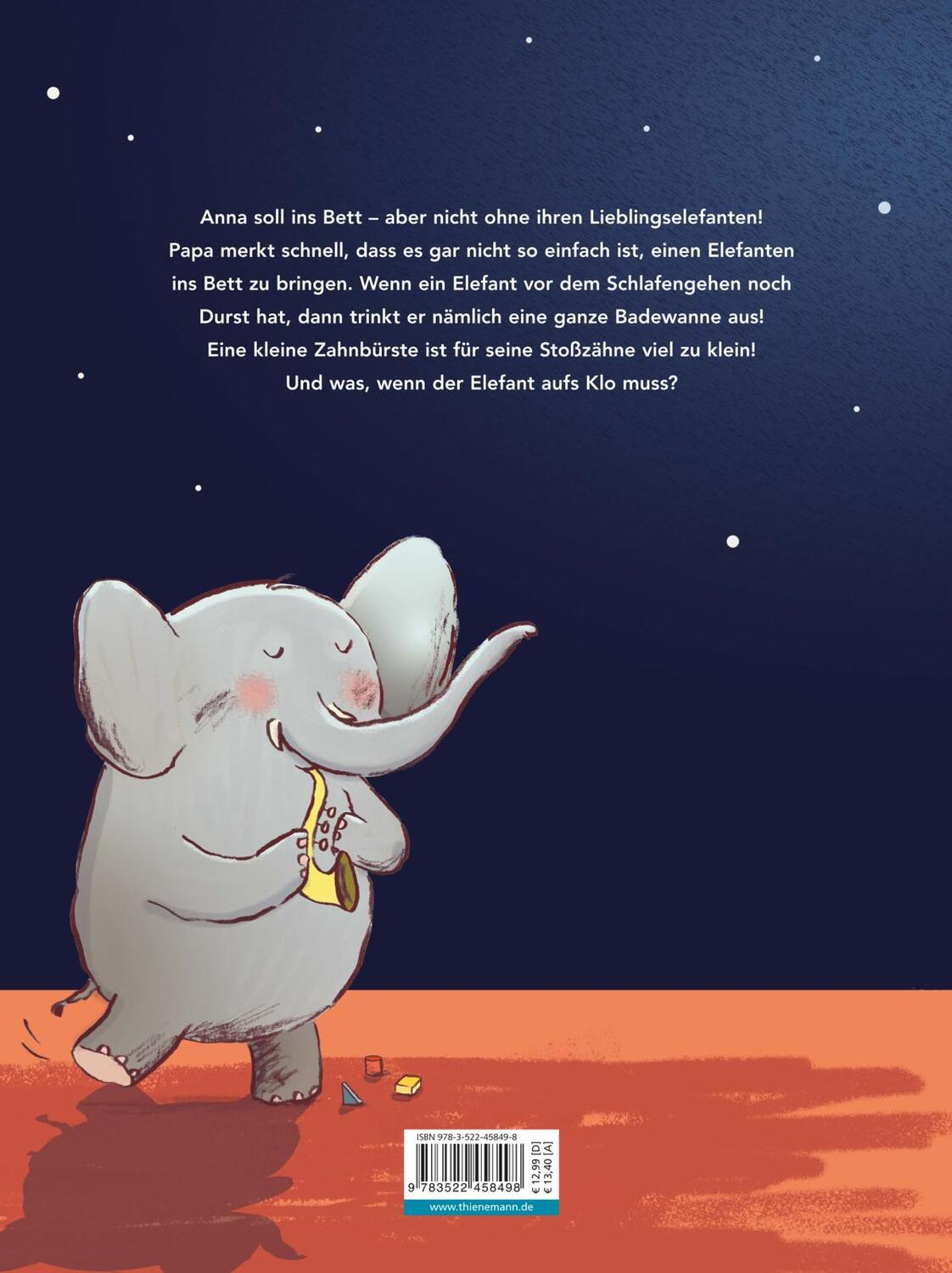 Rückseite: 9783522458498 | Mein Elefant will nicht ins Bett | Cee Neudert | Buch | 32 S. | 2017