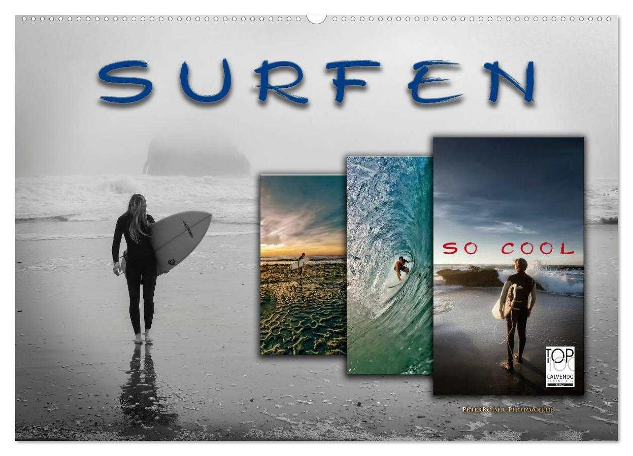 Cover: 9783675688674 | Surfen - so cool (Wandkalender 2024 DIN A2 quer), CALVENDO...