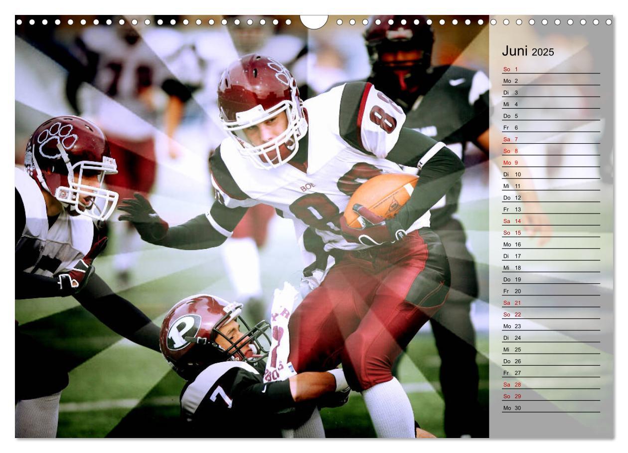 Bild: 9783435416844 | HEROES - American Football (Wandkalender 2025 DIN A3 quer),...