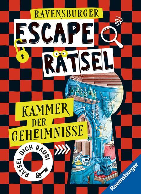 Cover: 9783473488933 | Ravensburger Escape Rätsel: Kammer der Geheimnisse - Rätselbuch ab...