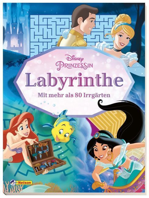 Cover: 9783845116204 | Disney Prinzessin: Labyrinthe | Mit mehr als 80 Irrgärten | Buch