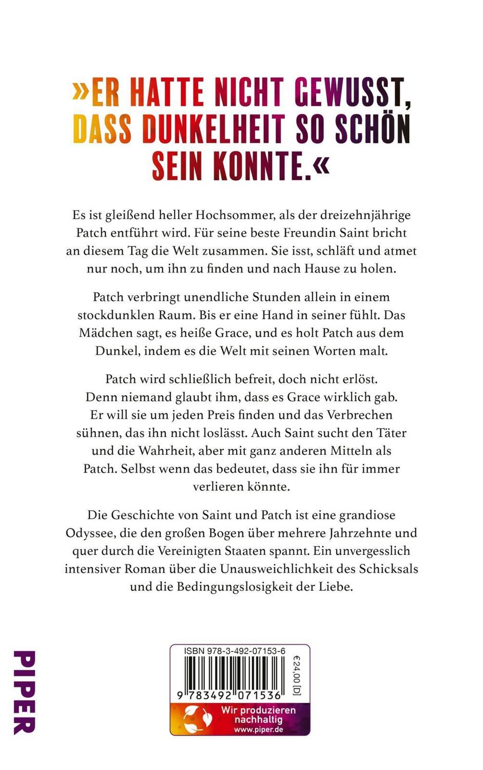 Rückseite: 9783492071536 | In den Farben des Dunkels | Chris Whitaker | Buch | 592 S. | Deutsch