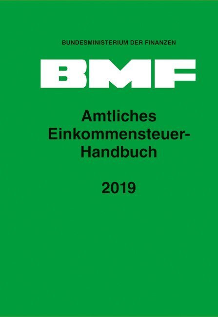 Cover: 9783503188765 | Amtliches Einkommensteuer-Handbuch 2019 | Finanzen | Buch | Deutsch