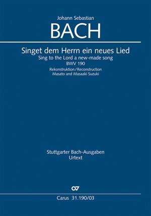 Cover: 9790007137175 | Singet dem Herrn ein neues Lied (Klavierauszug) | Bach | Buch | 32 S.