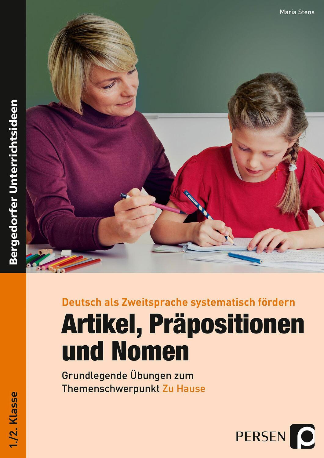 Cover: 9783403234715 | Artikel, Präpositionen & Nomen - Mein Zuhause 1/2 | Maria Stens | Buch