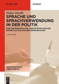Cover: 9783110338003 | Sprache und Sprachverwendung in der Politik | Heiko Girnth | Buch