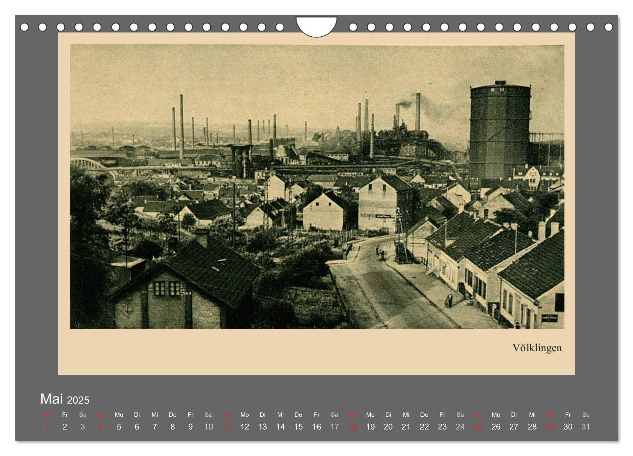 Bild: 9783435556816 | Saarland - vunn domols (frieher), Industrieanlagen (Wandkalender...