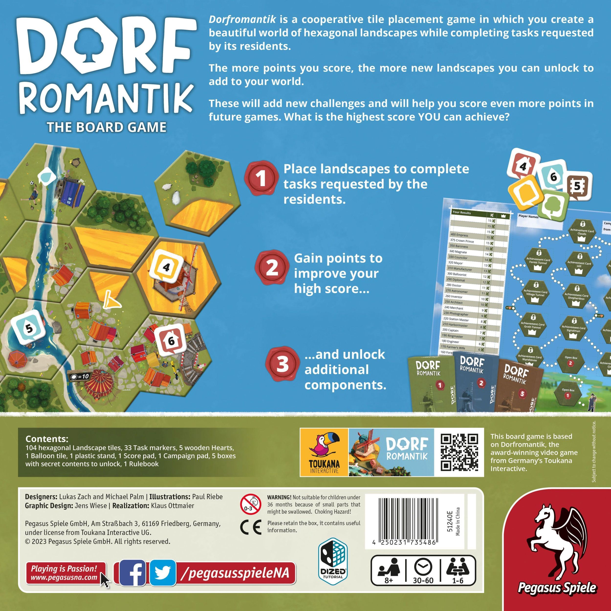 Bild: 4250231735486 | Dorfromantik - The Board Game | Lukas Zach | Spiel | 51240E | Englisch