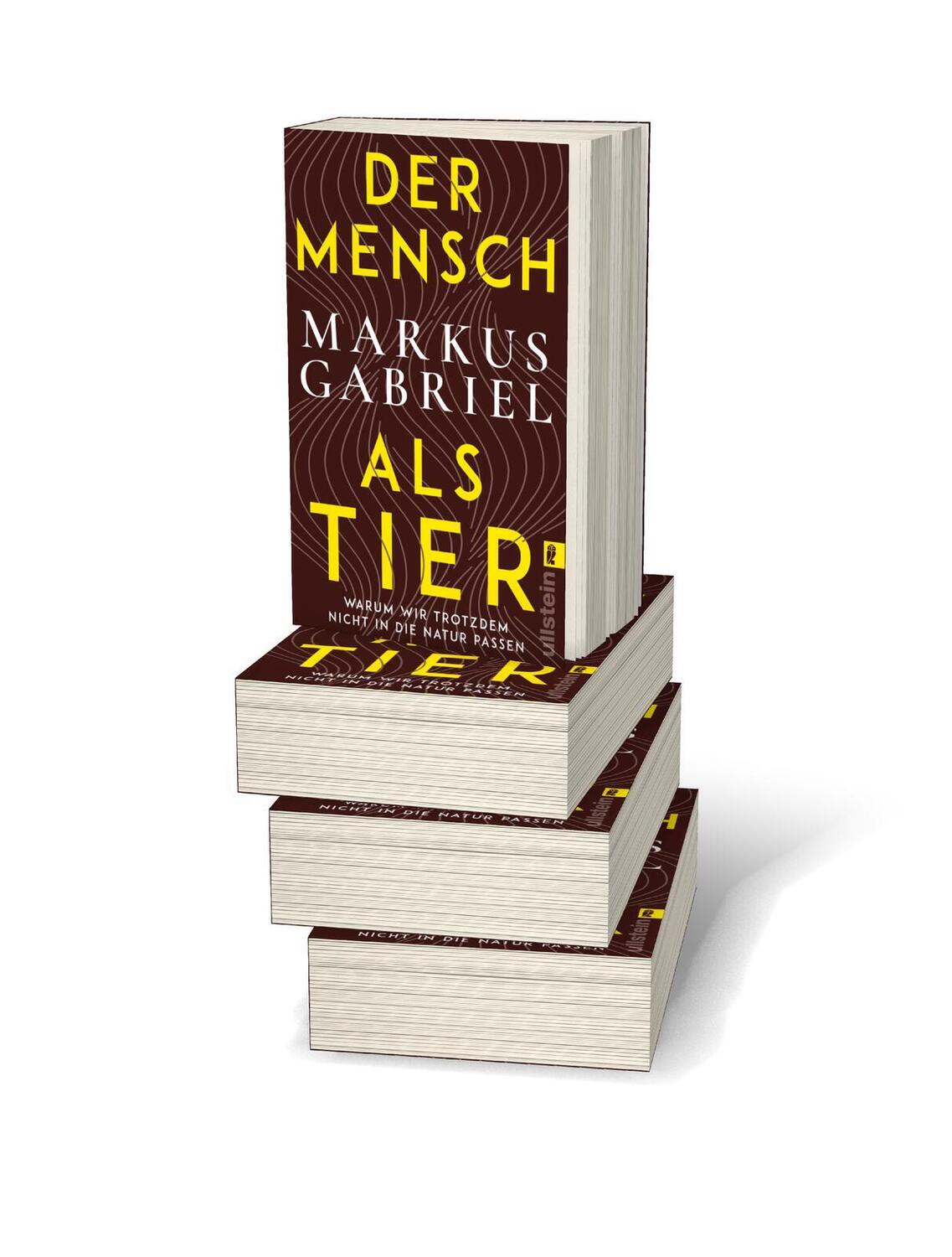 Bild: 9783548068381 | Der Mensch als Tier | Markus Gabriel | Taschenbuch | 352 S. | Deutsch