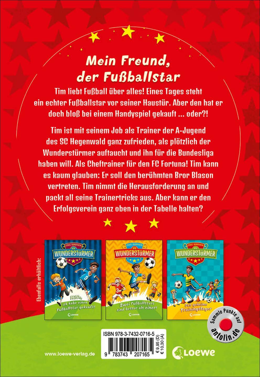 Rückseite: 9783743207165 | Der Wunderstürmer (Band 5) - Plötzlich Cheftrainer! | Ocke Bandixen