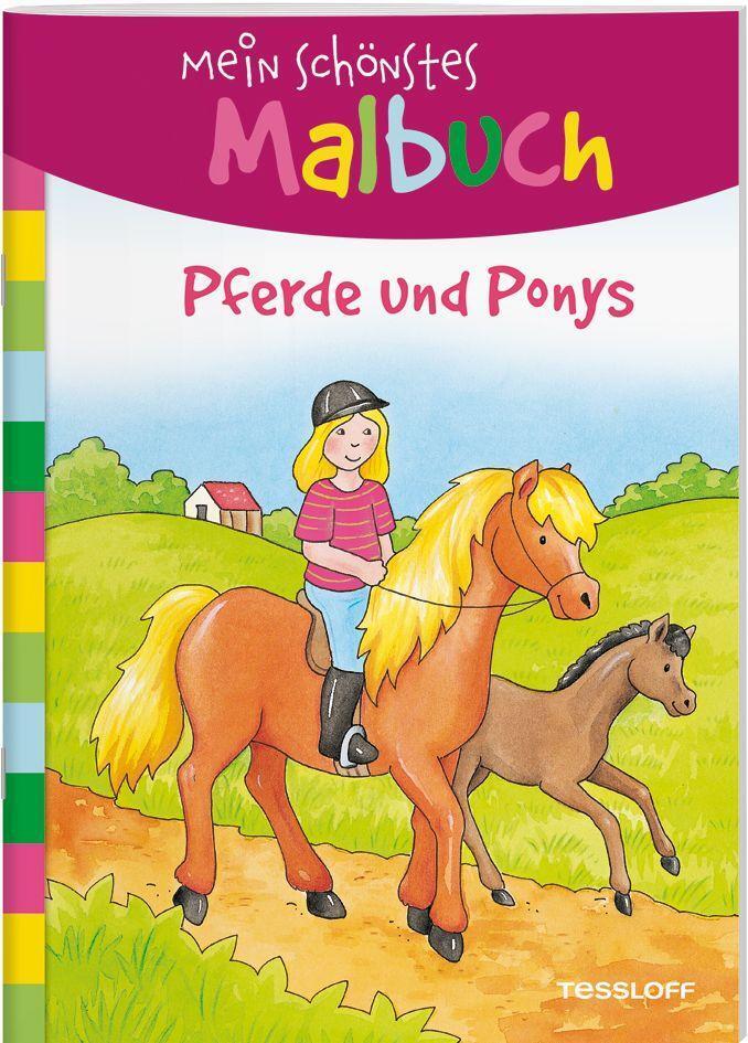 Cover: 9783788641832 | Mein schönstes Malbuch. Pferde und Ponys. Malen für Kinder ab 5 Jahren