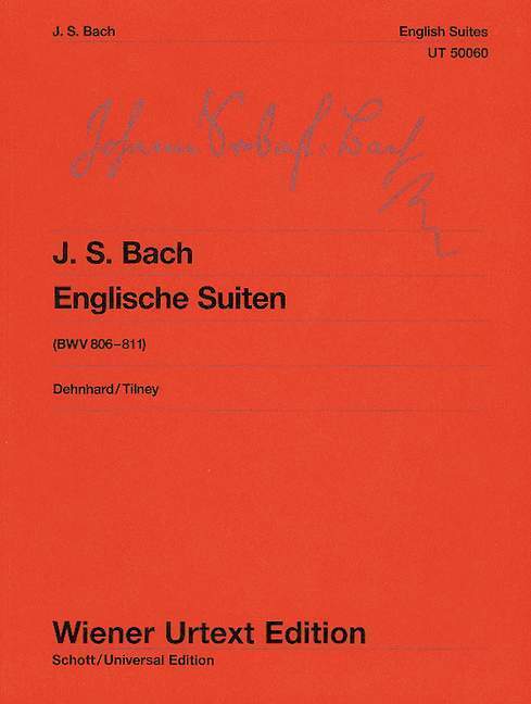 Cover: 9783850550604 | Englische Suiten | Nach den Quellen. BWV 806-811. Klavier. | Dehnhard