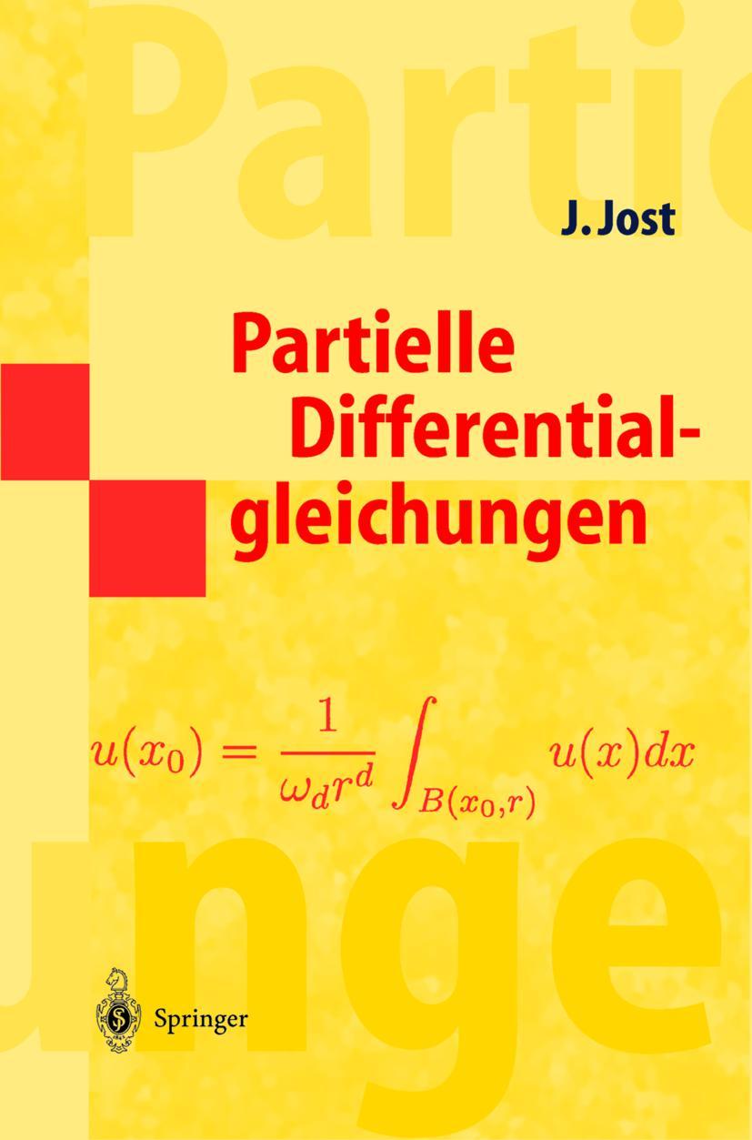 Cover: 9783540642220 | Partielle Differentialgleichungen | Jürgen Jost | Taschenbuch | xi