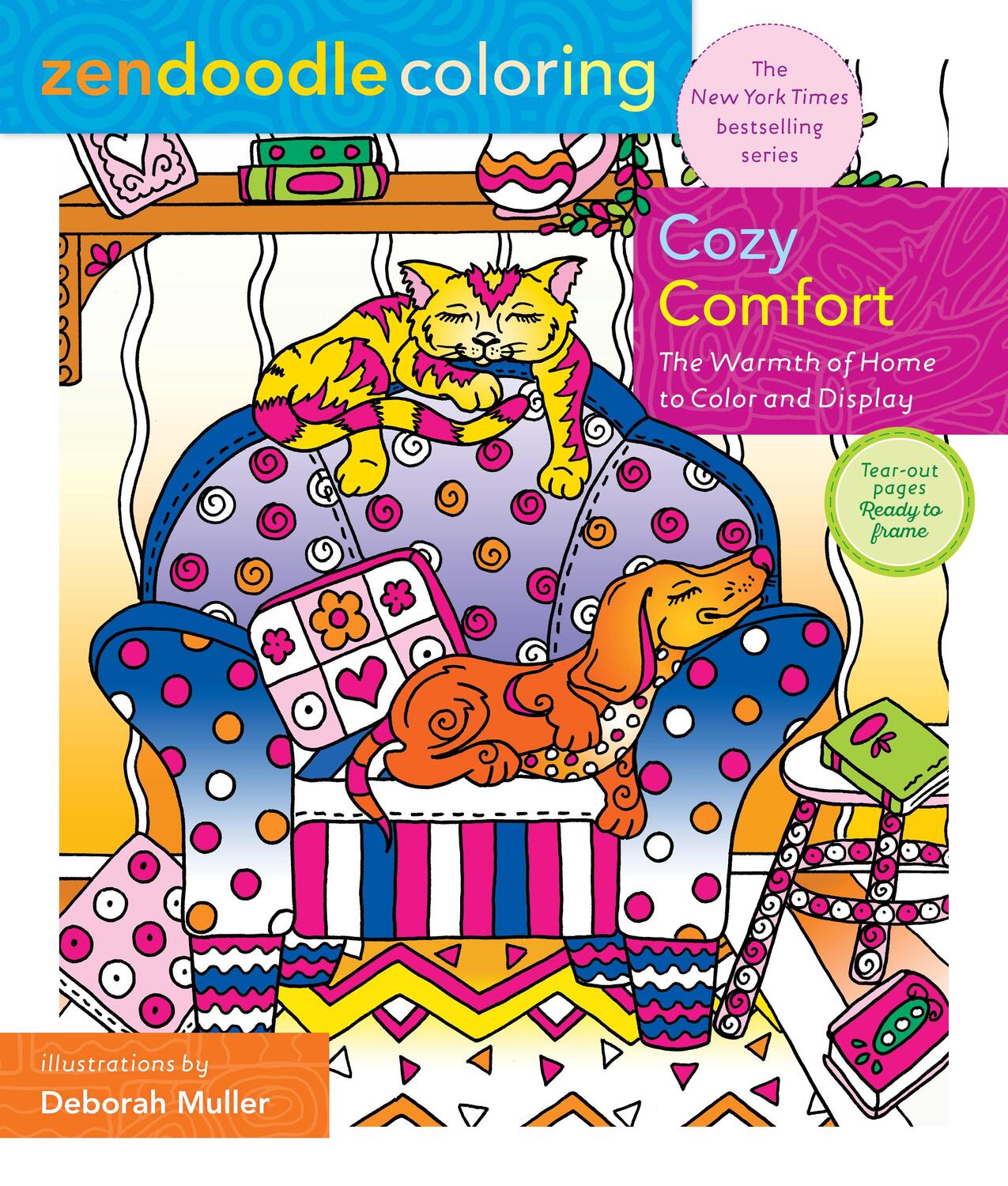 Cover: 9781250285508 | Zendoodle Coloring: Cozy Comfort: The Warmth of Home to Color and...