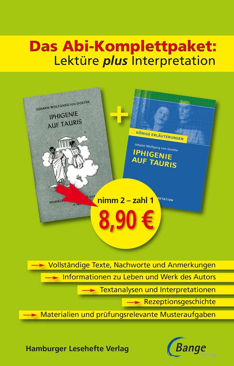 Cover: 9783872919014 | Iphigenie auf Tauris - Das Abi-Komplettpaket: Lektüre plus...