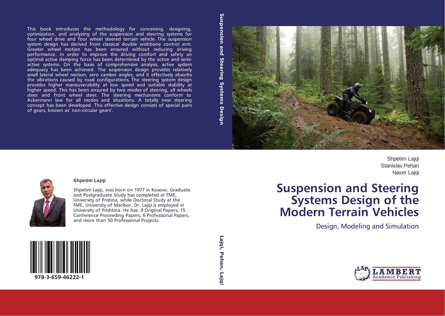 Cover: 9783659462221 | Suspension and Steering Systems Design of the Modern Terrain Vehicles