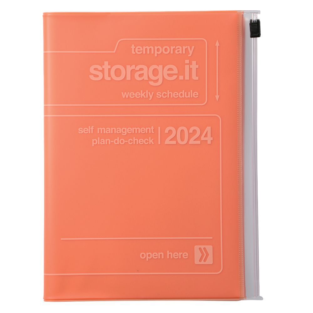 Cover: 4550045106633 | MARK'S 2023/2024 Taschenkalender B6 vertikal, Storage it, Orange