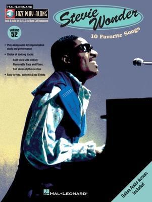 Cover: 9780634090806 | Stevie Wonder - Jazz Play Along Volume 52 Book/Online Audio [With CD]