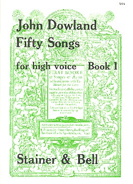 Cover: 9790220205750 | Fifty Songs Book 1 - For High Voice | John Dowland | Buch