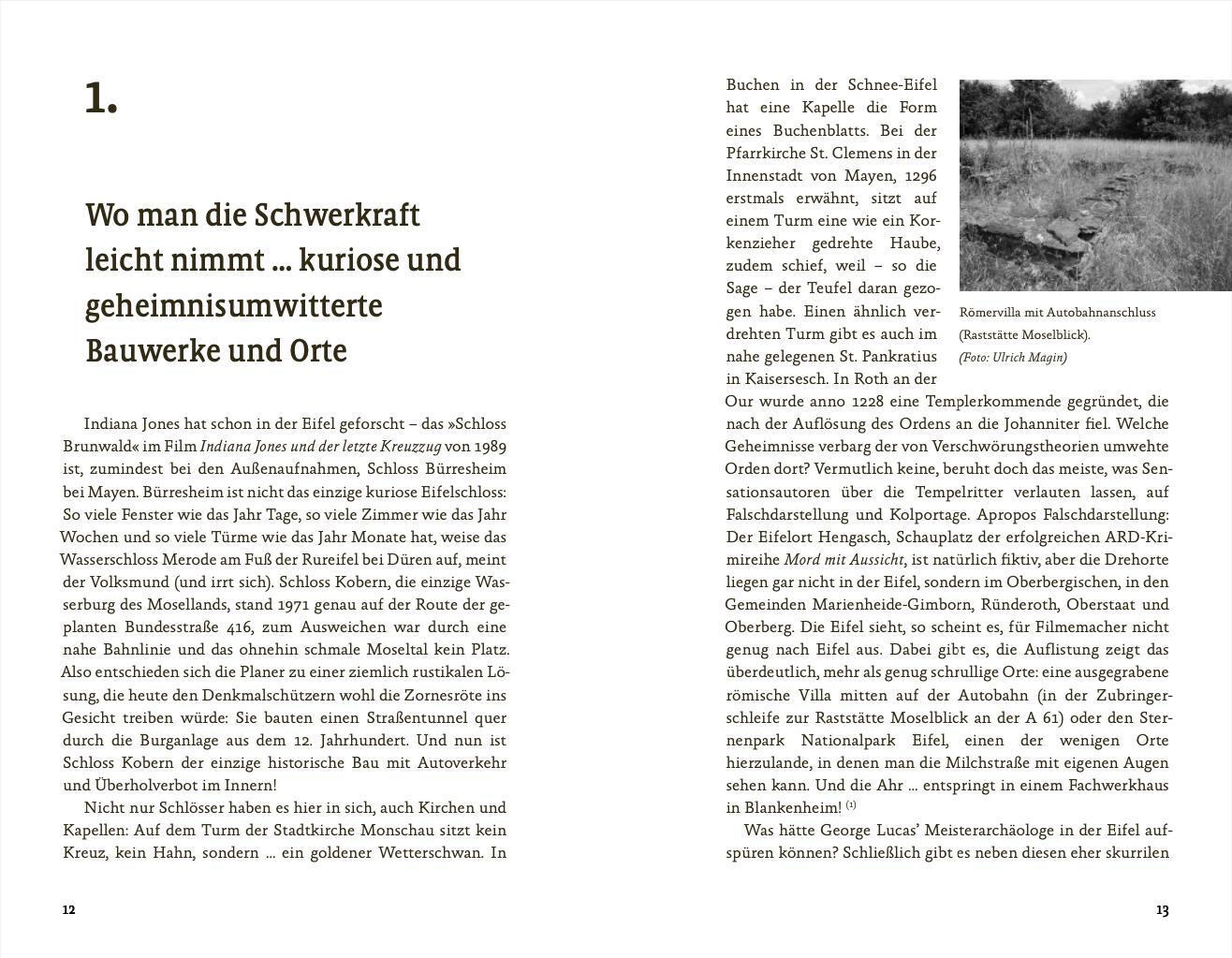 Bild: 9783946328483 | Rätsel und Mysterien der Eifel | Ulrich Magin | Taschenbuch | 308 S.